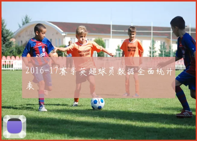 2016-17赛季英超球员数据全面统计表